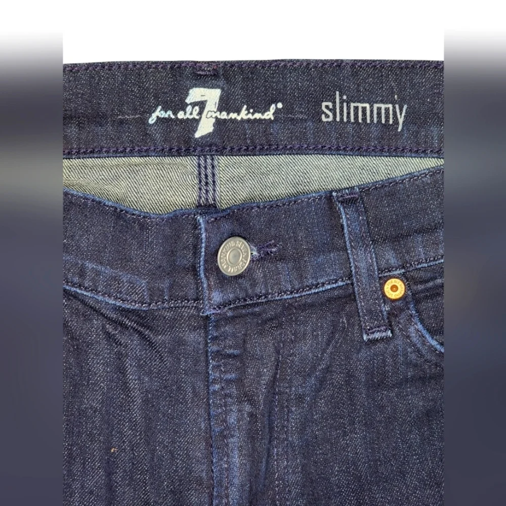7 FOR ALL MANKIND men's slimmy jeans, size 33, darkwash